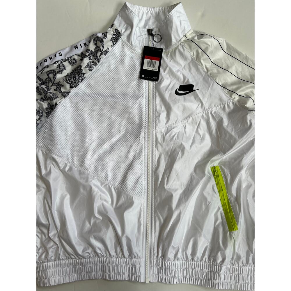 Nike Womens Sportswear NSW Woven Track Jacket White Active AR3025 100 Size L NWT - Picture 8 of 16